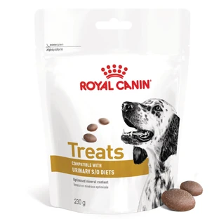 ROYAL CANIN VETERINARY DIET Urinary S/O Treats, functionele beloningszakjes voor honden, urinewegen, 230g