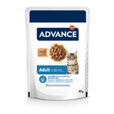 ADVANCE, Kip, zakje natvoer voor katten, (in saus), 85g