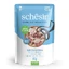 SCHESIR Complete Nutrition, Tuna and Sea Bass, sachet wet cat food, (in aspic), 85g