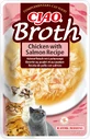 INABA Ciao Broth, Lachs, Beutel getreidefreies Katzennassfutter, (in Suppe), 40g