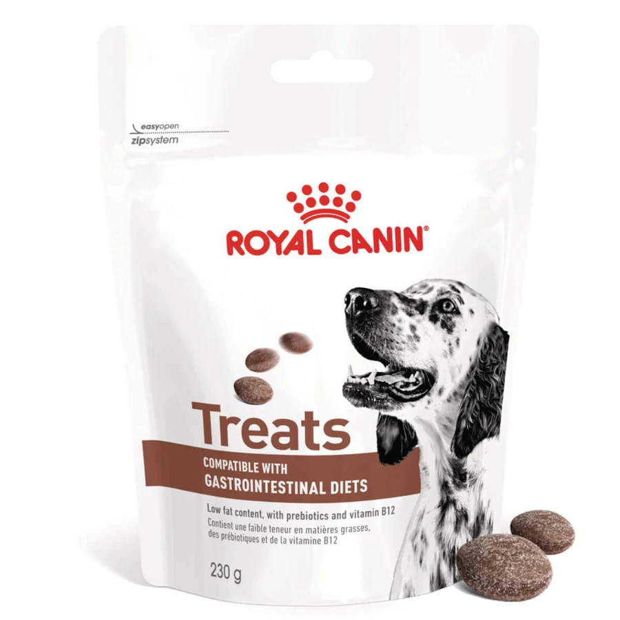 ROYAL CANIN VETERINARY DIET Gastrointestinal Treats, funktioneller Belohnungsbeutel für Hunde, Verdauungssystem, 230g