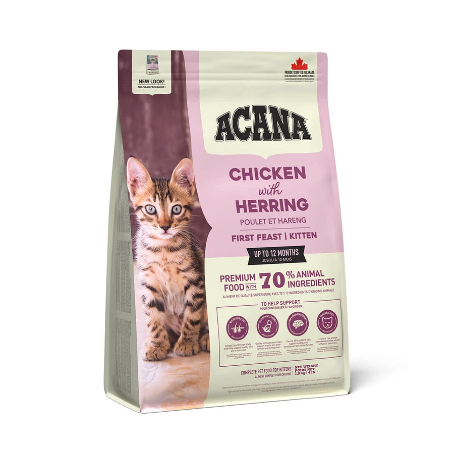 ACANA First Feast, Junior, nourriture sèche pour chats juniors, 1.8kg