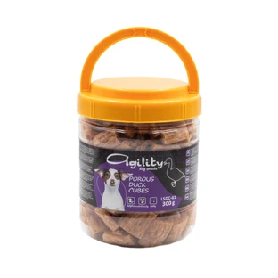 AGILITY Räucherwürfel, XS-XL, Ente, Eimerbelohnung für Hunde, 300g