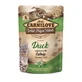 CARNILOVE, Duck Fillet with Catnip, sachet grain-free wet cat food, (in sauce), 85g