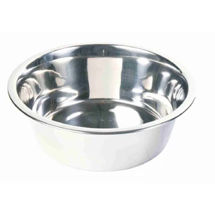 TRIXIE, dog bowl, round, stainless steel, silver, M-L(1.75l)