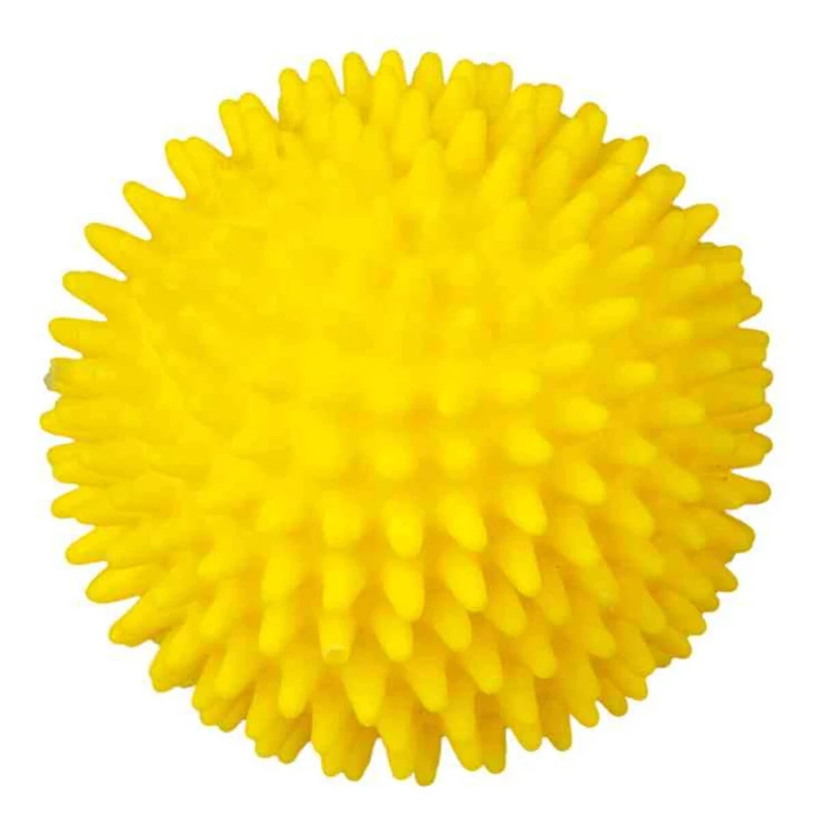 TRIXIE, speelbal met spikes honden, vinyl, 7cm, multicolor