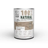 FRESH FARM Smooth Sterilized, Lam, natvoer in blik voor gesteriliseerde katten, (paté), 400g