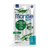 MONGE MONGE Gift Skin Support, XS-XL, Zalm en Aloë Vera, functioneel graanvrij beloningszakje voor honden, huid & vacht, 45g