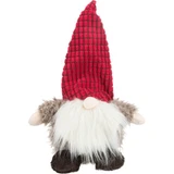 TRIXIE Christmas Xmas Xmas Gnome, peluche perros, S-XL, felpa, con sonido, actividades físicas, varios colores, 33 cm