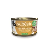SCHESIR Complete Nutrition, Tonijn en Kip, nat kattenvoer in blik, (in aspic), 85g