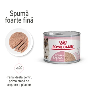 ROYAL CANIN Mother & BabyCat, natvoer voor moeder en kitten, (mousse), 195g