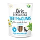 BRIT Dental Stick Dientes y Encías Manzanilla y Salvia, XS-XL, bolsa de recompensas funcionales para perros, sensibilidades dentales, 120g