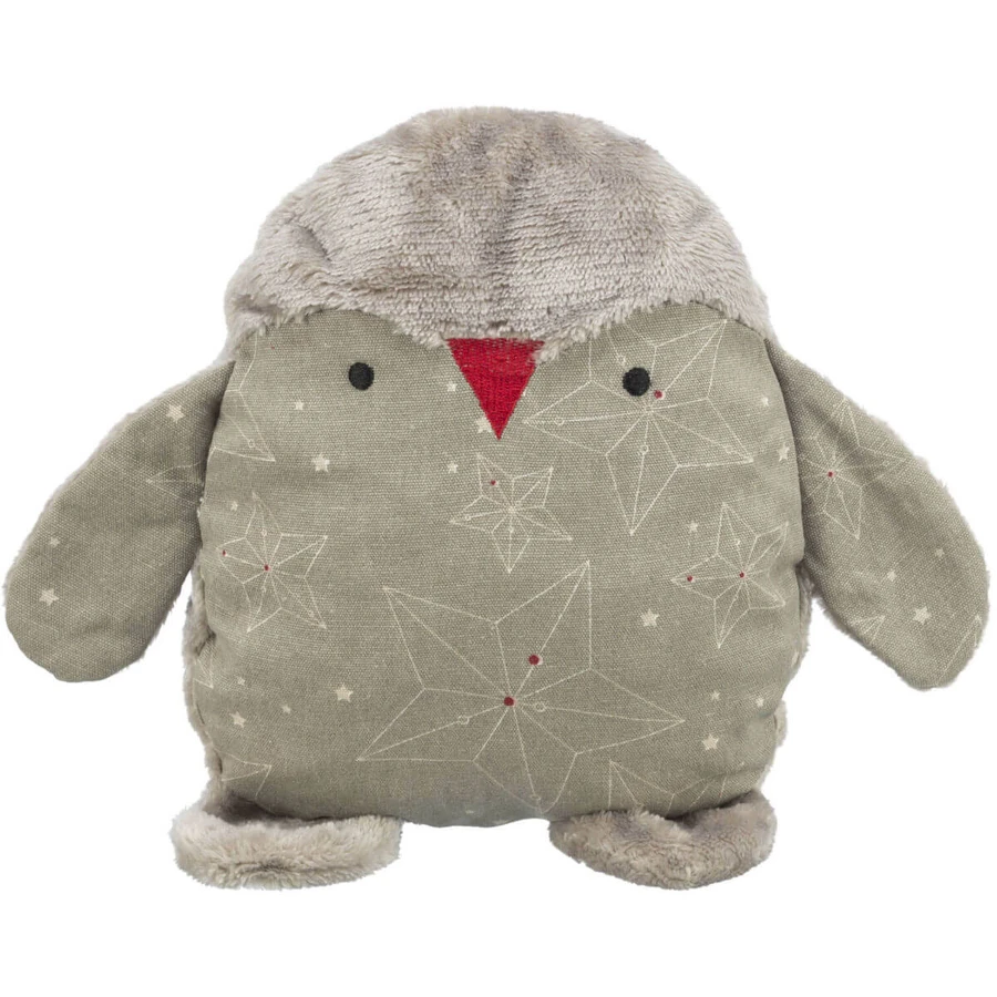 TRIXIE Christmas Penguin, peluche perros XS-XL, actividades físicas, textil, beige, 24cm