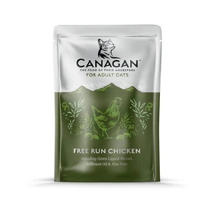 CANAGAN, Pollo, sobre comida húmeda sin cereales para gatos, (en sopa), 85g