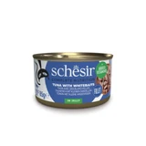 SCHESIR Complete Nutrition, Atún y Anchoas, comida húmeda en lata para gatos, (en aspic), 85g