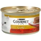 PURINA Gourmet Gourmet Gold Savoury Cake, Beef with Tomatoes, canned moist cat food, (pieces of meat), 85g