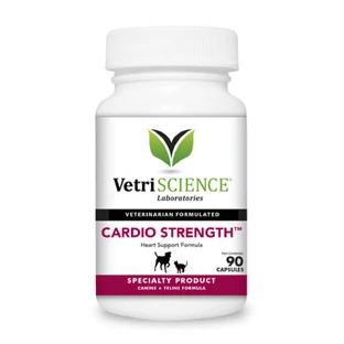 VETRISCIENCE Omega Healthy Heart, XS-XL, Herz-Kreislauf-System Ergänzung für Hunde, Flasche, 30 Kapseln
