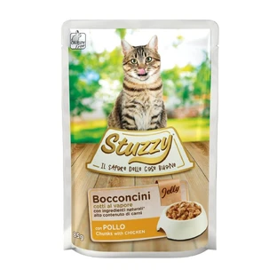 Stuzzy, Pollo, sobre comida húmeda para gatos, (trozos en aspic), 85g