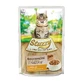 Stuzzy, Kip, zakje natvoer voor katten, (stukjes in aspic), 85g