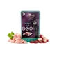 NUEVO, Poulet et Canard, sachet de nourriture humide sans céréales pour chats, appétit fantaisiste, (pâté), 85g, 85g