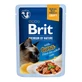 BRIT Premium by Nature Delicate File, Atún, sobre comida húmeda para gatos, (en salsa), 85g