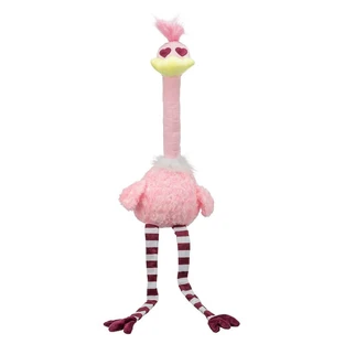 TRIXIE Valentine's Strut, Plüschtier Hunde M-XL, mit Sound, Plüsch, rosa, 90cm