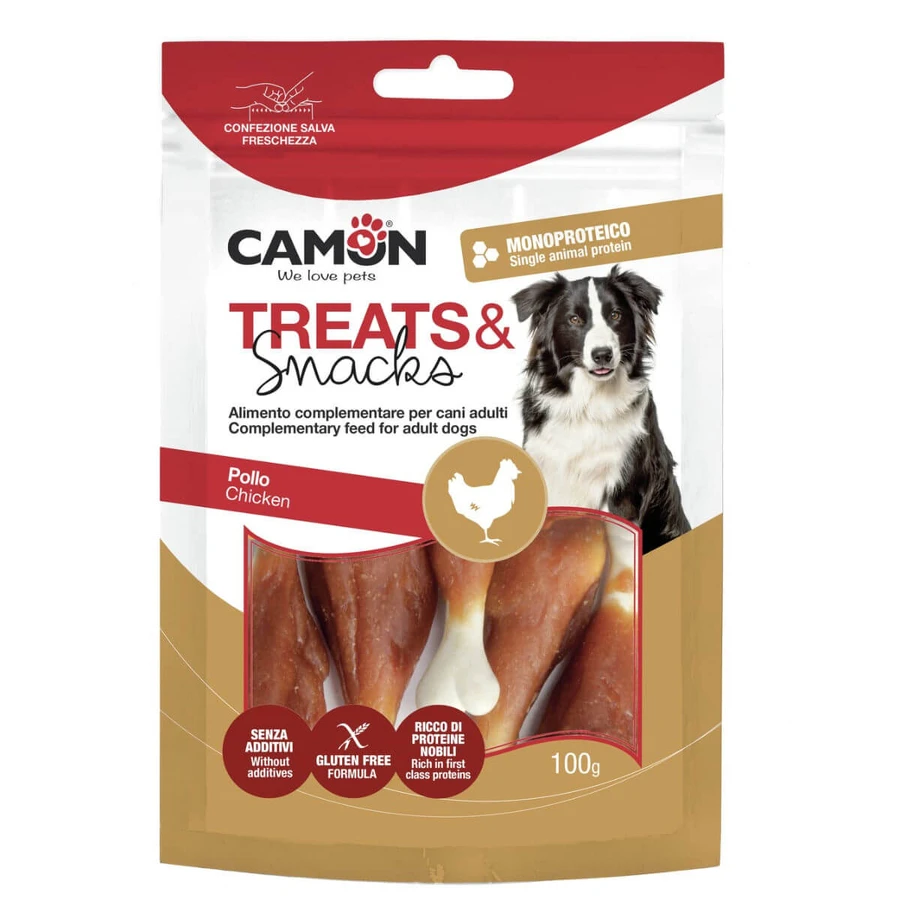 CAMON Pullet, XS-XL, Chicken, reward bag, 100g