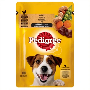 PEDIGREE, XS-XL, Chicken and Vegetables, sachet wet dog food, (in sauce), 100g