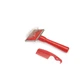 CAMON Chrome brush set with cleaning comb, L, dog brush, 6.5x11.5cm