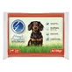 4DOG Mixt, XS-XL, Kip en Rund, zakjes nat hondenvoer, (in saus), multipack, 100g x 4verpakking