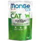 MONGE Grill, Rabbit, sachet grain-free wet cat food, (in aspic), 85g