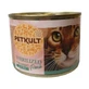 PETKULT Sterilized, Rabbit, canned grain-free wet cat food, 185g