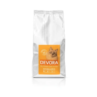 Devora Cat Grain Free Sterilized with Turkey, Chicken and Herring, 400 g
