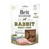 BRIT Jerky Jerky Rabbit Meaty Coins, reward dogs, Rabbit Meaty Coins, 80g