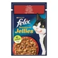 PURINA Felix Sensations, Rindfleisch mit Tomaten, Beutel Nassfutter für Katzen, (in Aspik), 85g