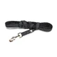 JULIUS-K9 Color & Gray, non-slip leash with handle for dogs, 50kg, textile, tape, 20mm x 5m, black