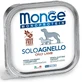 MONGE Monoprotein, XS-XL, Lam, tray, enkelvoudig eiwit graanvrij natvoer voor honden, (paté), 150g