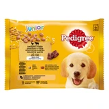 PEDIGREE Junior Mixed Selection, XS-XL, Meat and Rice, sachet wet food for junior dogs, (in aspic), multipack, 100g x 4pack