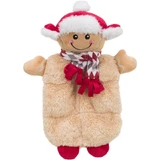TRIXIE Christmas Sweet Cake, Plüschtier Hunde XS-XL, mit Sound, Plüsch, Plüsch, braun, 28cm