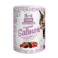 BRIT Care Snack Superfruits, Lachs und Aprikosen, getreidefreie Belohnung für sterilisierte Katzen, 100g