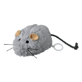 Trixie, Katzenmaus Spielzeug mit Sound, Plüsch, grau, 8cm