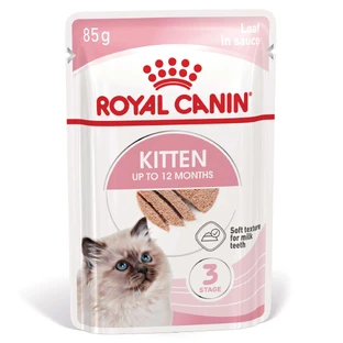 ROYAL CANIN Kitten, comida húmeda para gatos jóvenes, (paté), 85g