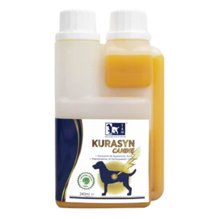 TRM Kurasyn, XS-XL, supplément pour le système articulaire des chiens, flacon, 240ml suspension orale
