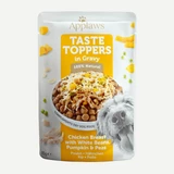 APPLAWS Smaaktoppers, XS-XL, Kip en Groenten, zakje enkelvoudig eiwit, graanvrij natvoer voor honden, (in saus), 85g