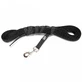 JULIUS-K9 Color & Gray, non-slip leash with handle for dogs, 50kg, textile, tape, 14mm x 5m, black