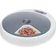 TRIXIE TX5, automatische honden- en kattenvoerbak, 1 asymmetrische bak, programmeerbaar, kunststof, wit en grijs, XS(1.25l, 33x5cm)