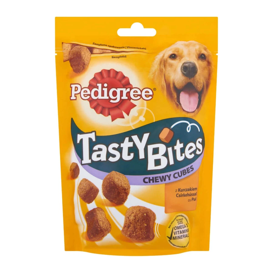PEDIGREE Tasty Bites, Hundeleckerli, Würfel mit Käse, 130g