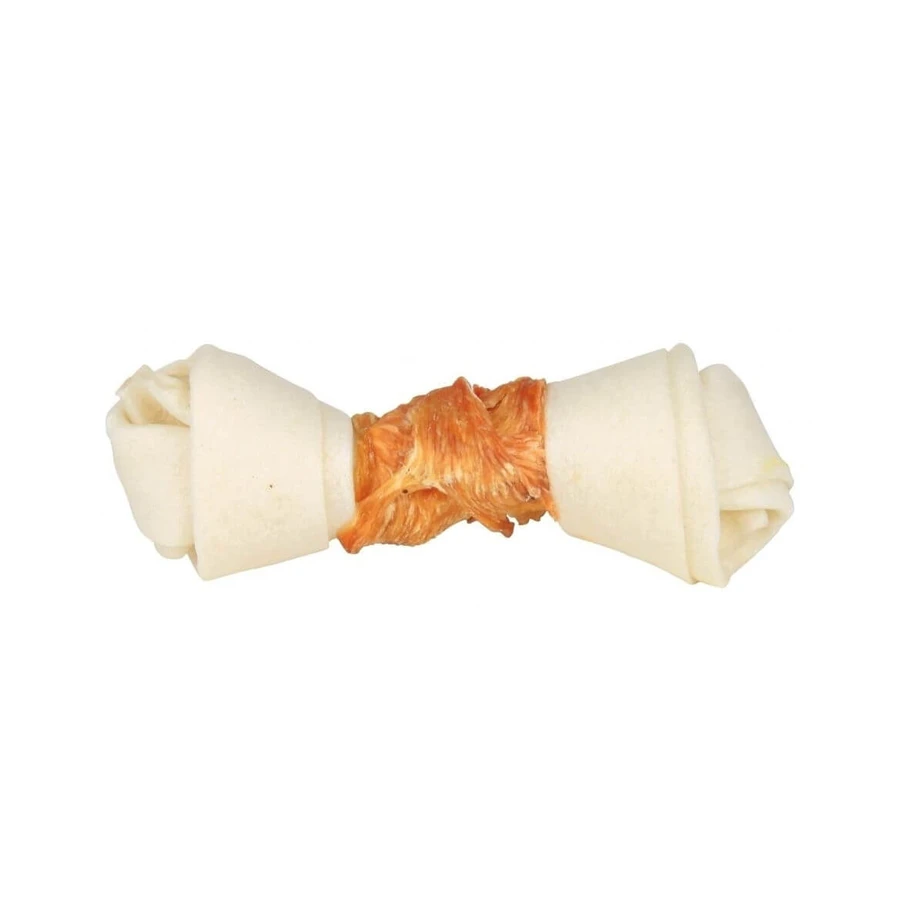 Trixie Dog Fun Hueso anudado con pechuga de pollo, 15 cm, 70 g
