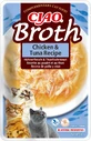 INABA Ciao Broth, Chicken and Tuna, sachet grain-free wet cat food, (in soup), 40g