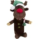TRIXIE Reno de Navidad con Fosters, peluche perros XS-XL, actividades físicas, poliéster, marrón y rojo, 45cm